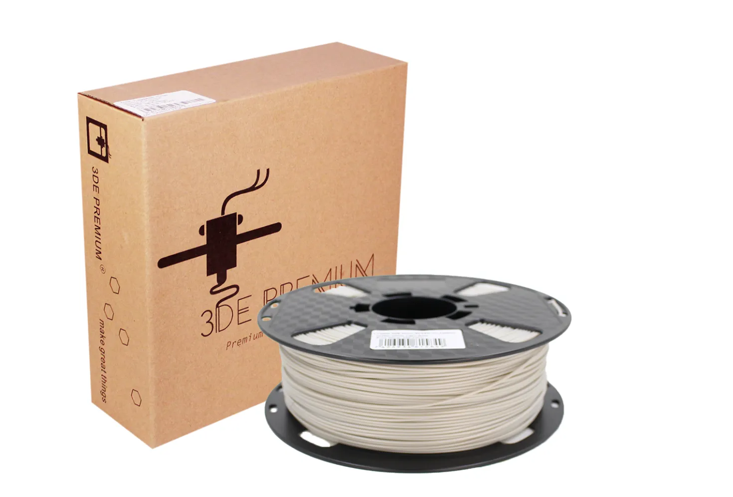 3DE Premium - PLA MAX High Speed - Light Grey - 1.75mm - 1kg