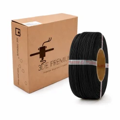 3DE Premium - PLA - Pirate Black - 1.75mm - 1 kg - Refill