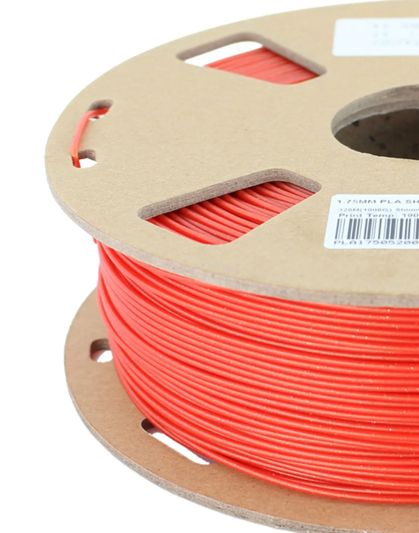 3DE Premium - PLA Shimmer - Transparent Red - 1.75mm - 1kg - Limited Edition