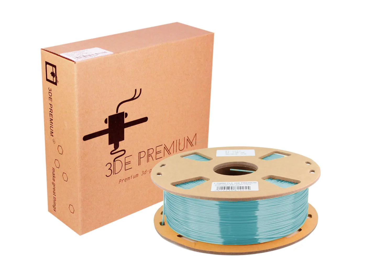3DE Premium - PLA Silky - Blue - 1.75mm - 1kg