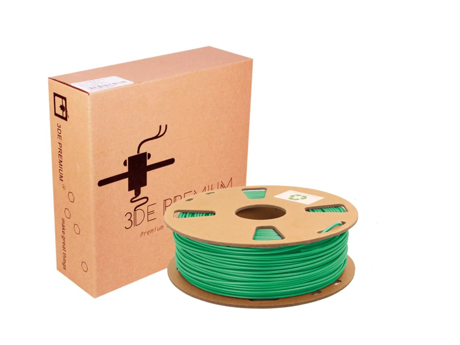 3DE Premium - PLA Silky - Green - 2.85mm - 1kg