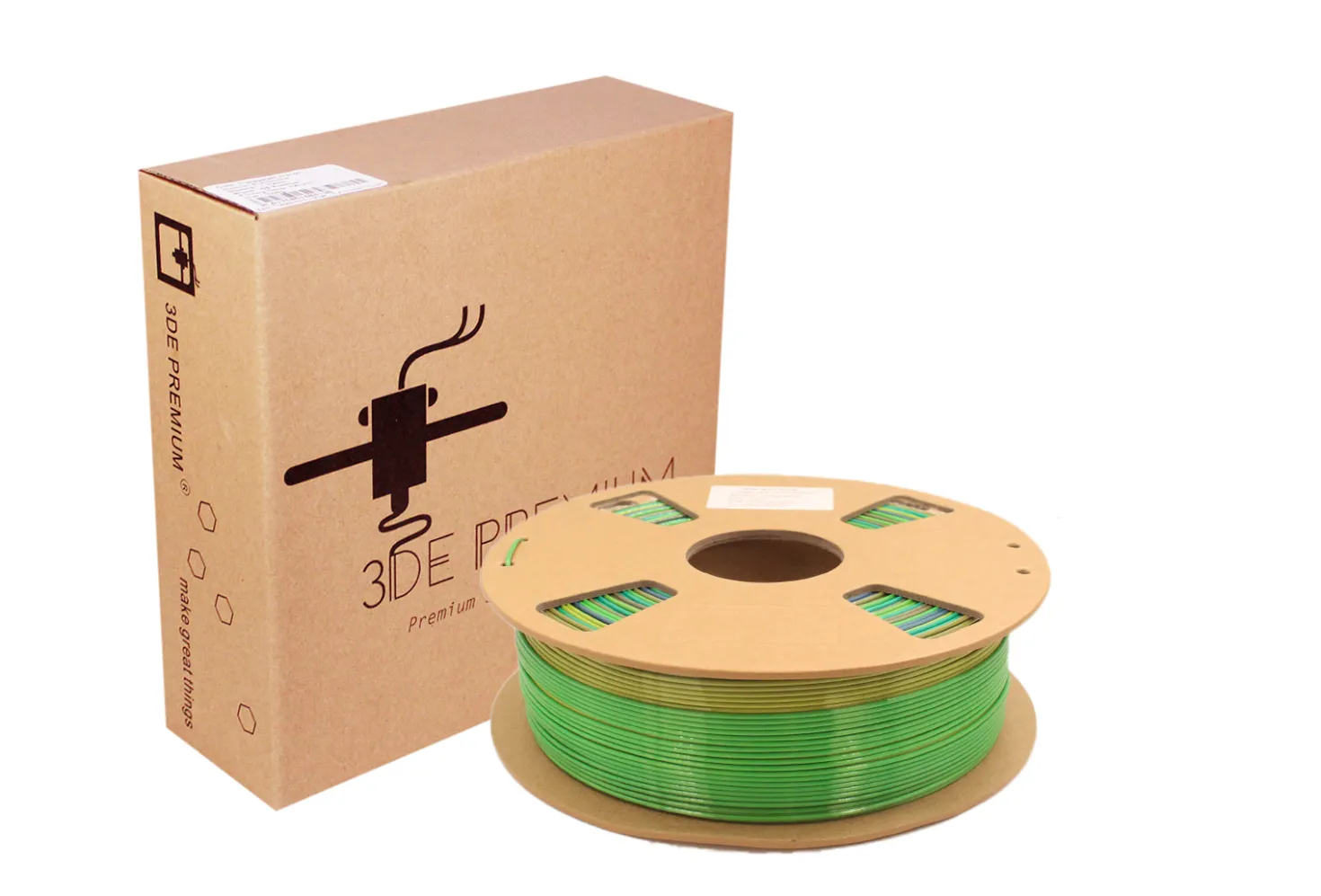 3DE Premium - PLA - Silky Rainbow Forest - 1.75mm - 1kg