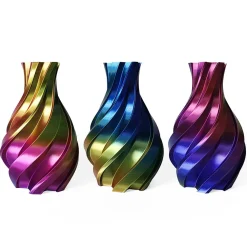 3DE Premium - PLA Silky - Tricolor Gold, Blue and Fuchsia - 1.75mm - 1kg