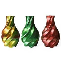 3DE Premium - PLA Silky - Tricolor Gold, Green and Red - 1.75mm - 1kg