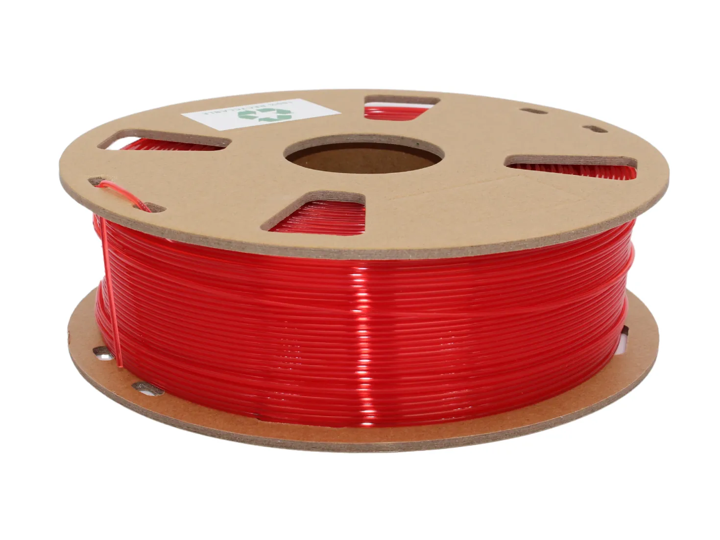 3DE Premium - PLA Transparent - Red - 1.75mm - 1kg