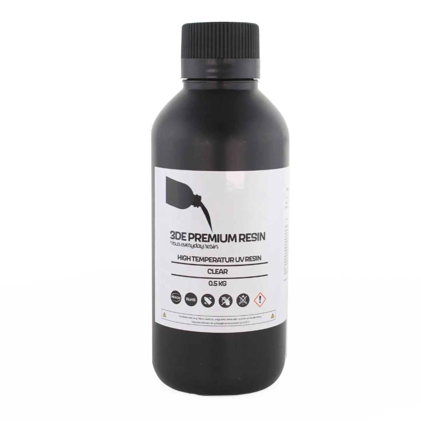 3DE Premium Resin - High Temp. - Clear - 0.5 kg