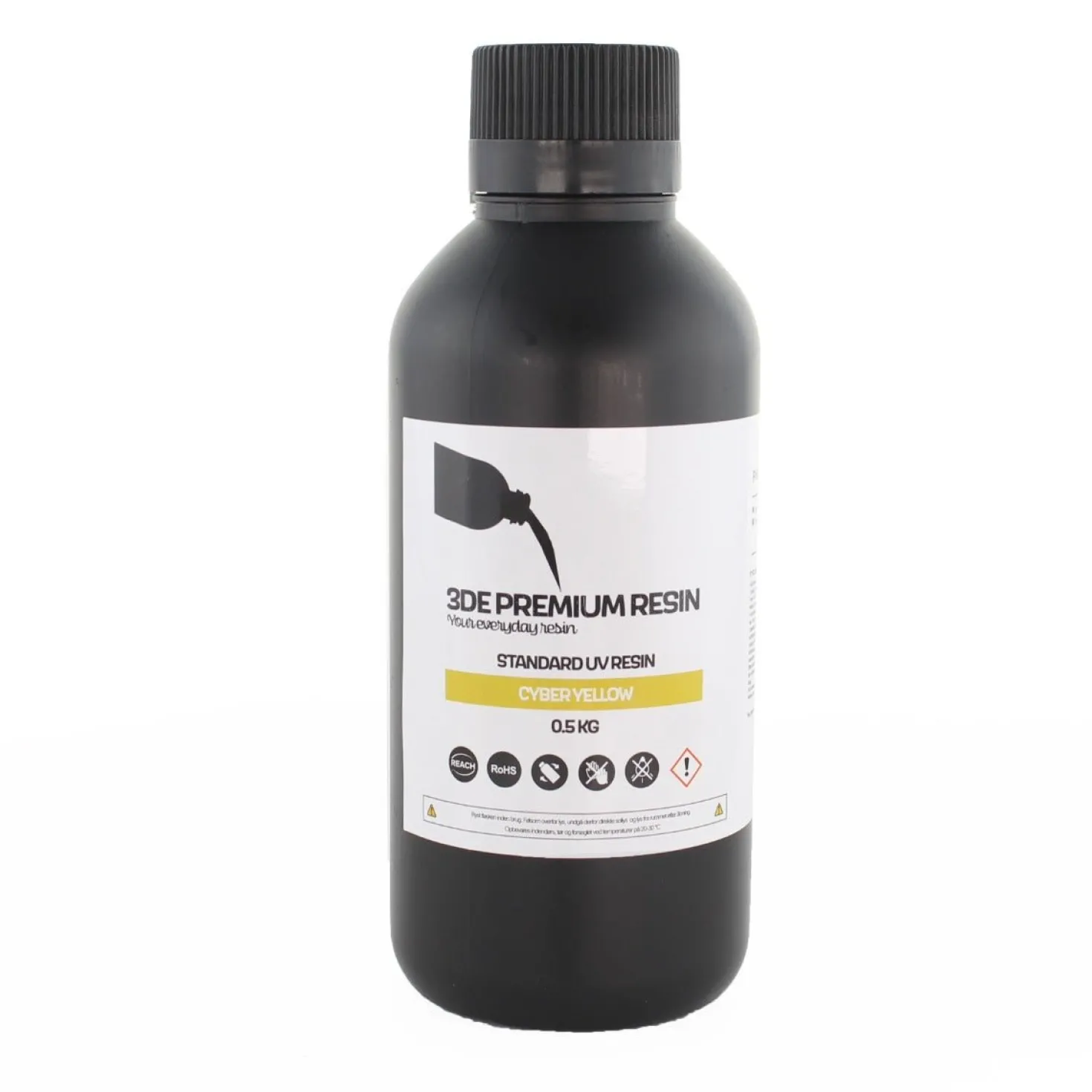 3DE Premium Resin - Standard - Cyber Yellow - 0.5 kg