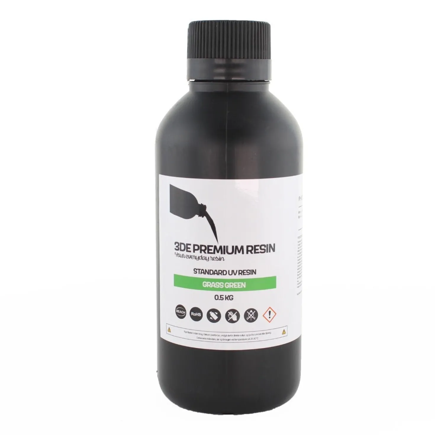 3DE Premium Resin - Standard - Grass Green - 0.5 kg