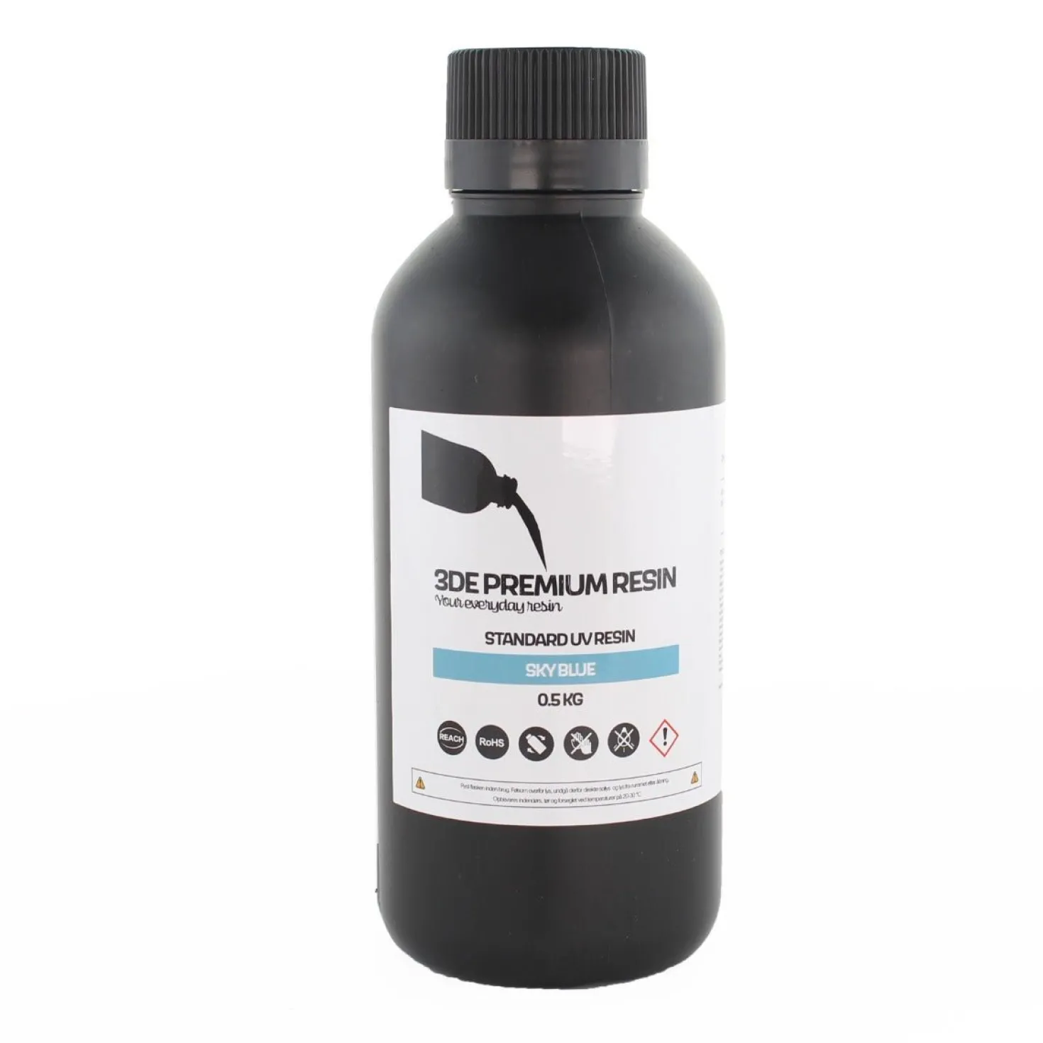 3DE Premium Resin - Standard - Sky Blue - 0.5 kg