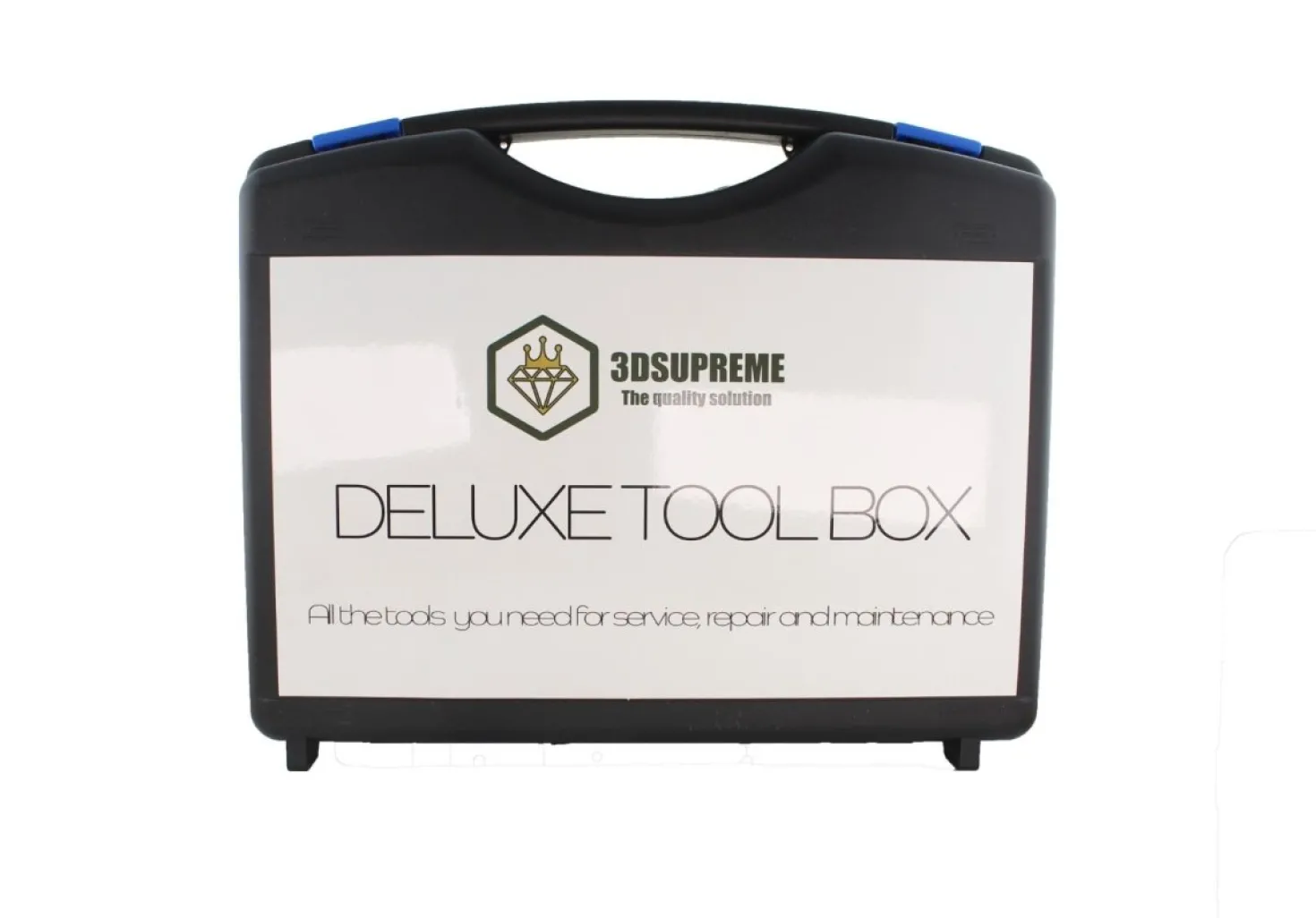3DSUPREME - DELUXE TOOL BOX - 23 pcs - Tools for service, repair and maintenance