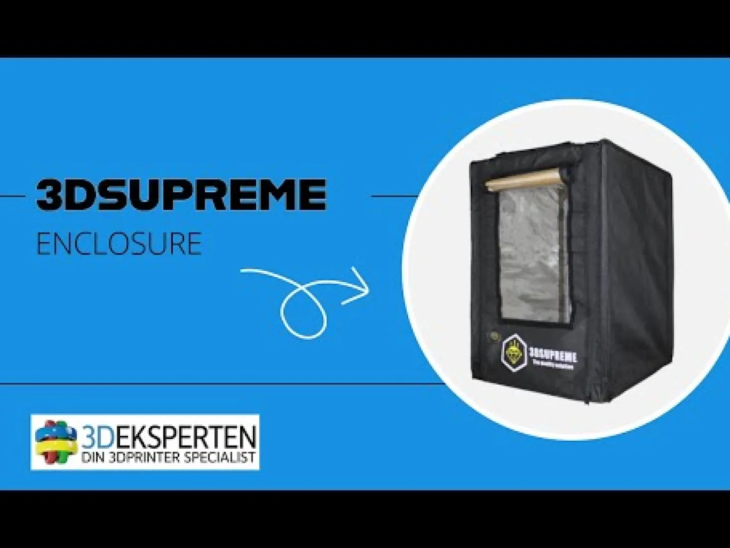 3DSUPREME - Good Quality Enclosure - Medium 720x730x650mm