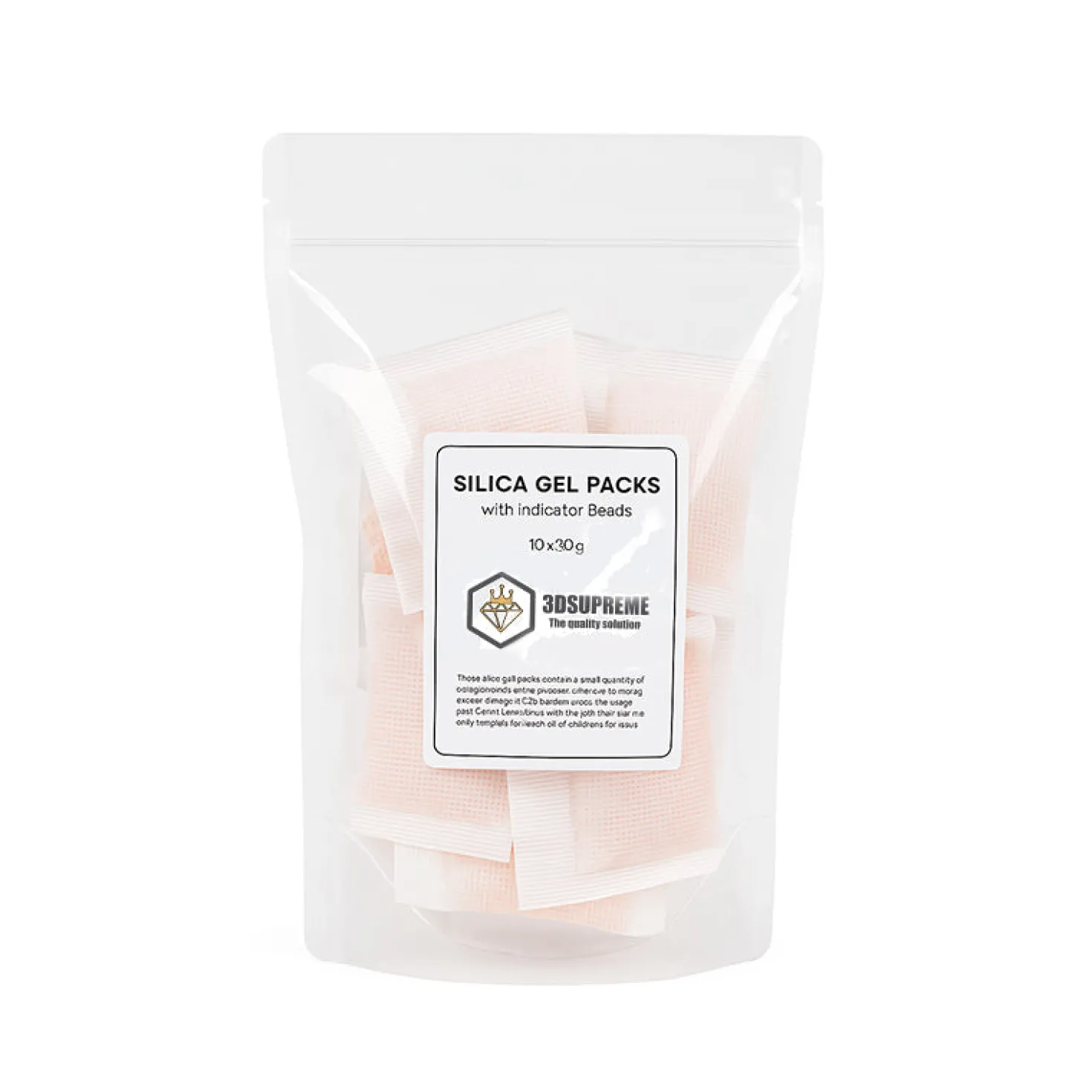 3DSUPREME - Silica Gel Packs - 10x30g - Multi Use