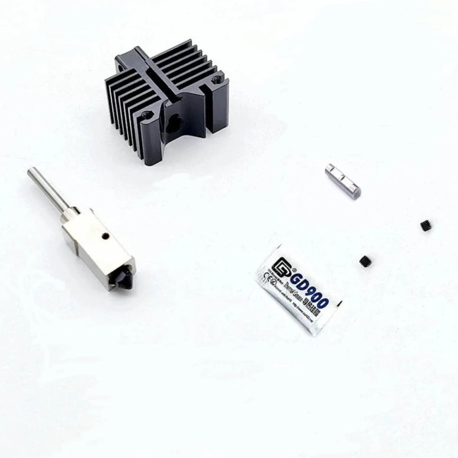 3DSUPREME - Upgrade Hotend Titanium Alloy Heatbreak with Hardened Steel Nozzle - 0.4mm (Ex. Bambu Lab X1-Series, P1P)