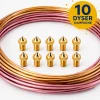 3DSUPREME - V6 - Nozzle - Brass - 0.4mm - 10pcs