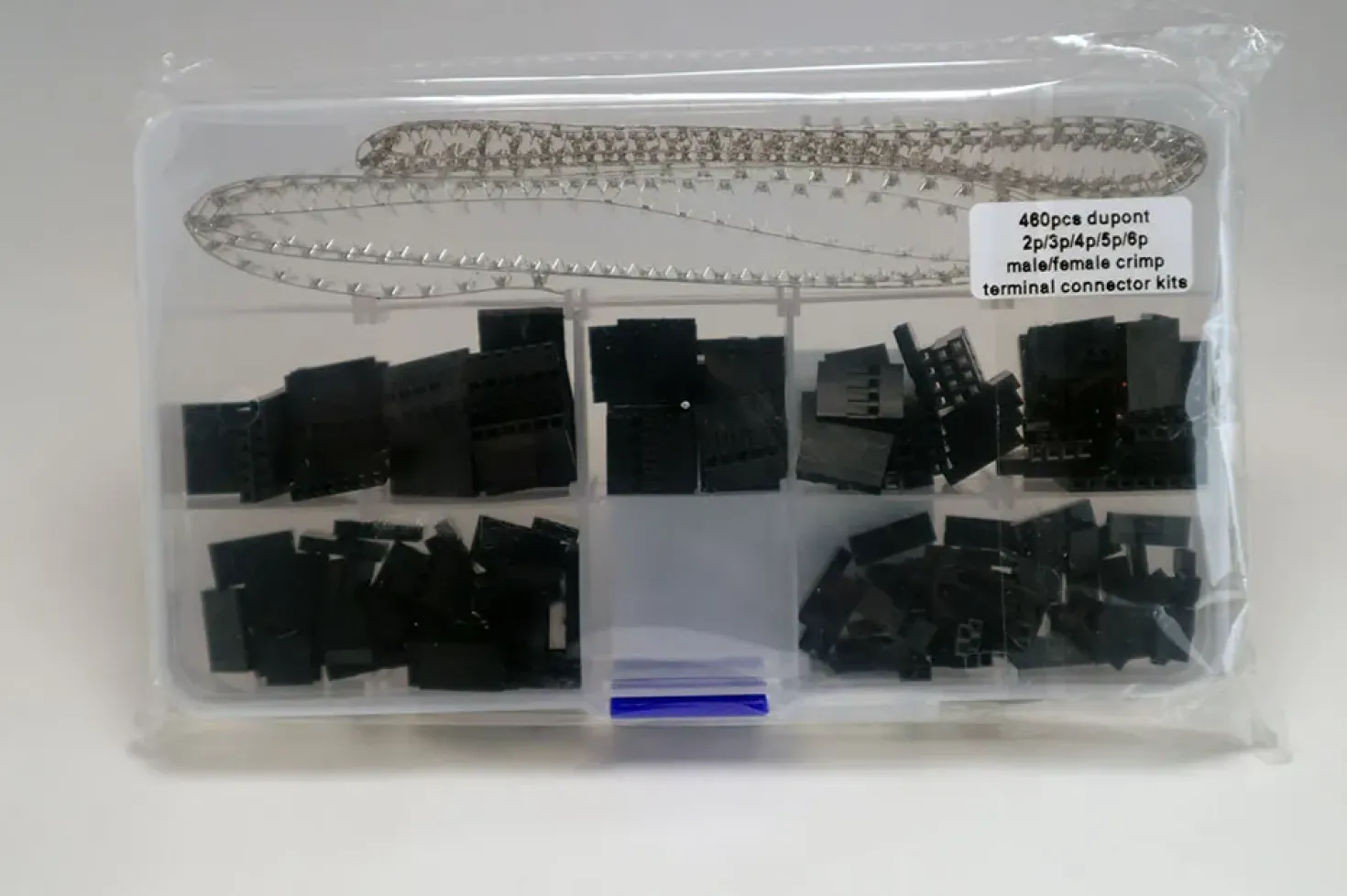 Dupont Connector Kit - 2.54mm - 2-3-4-5-6 - 460pcs