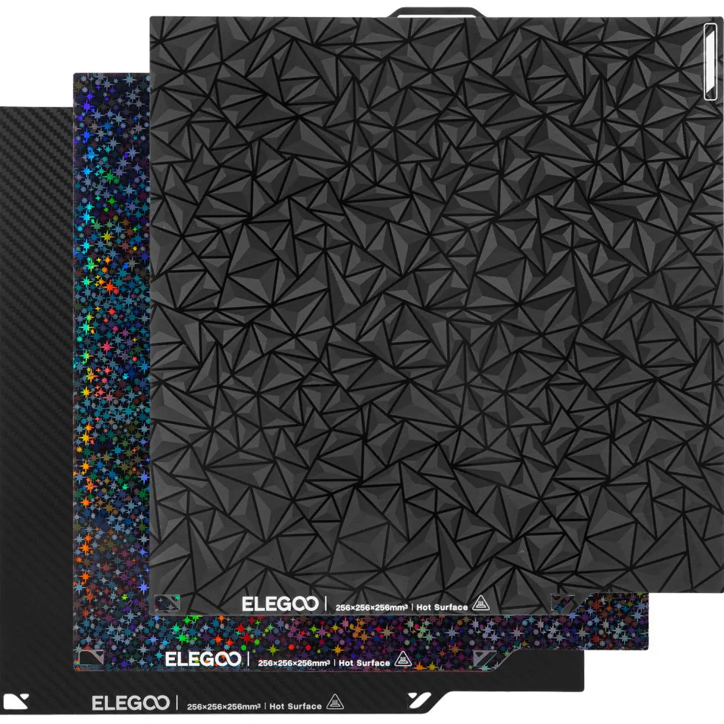 ELEGOO - Dual-Sided Build Plate Pack - Centauri (3pcs)