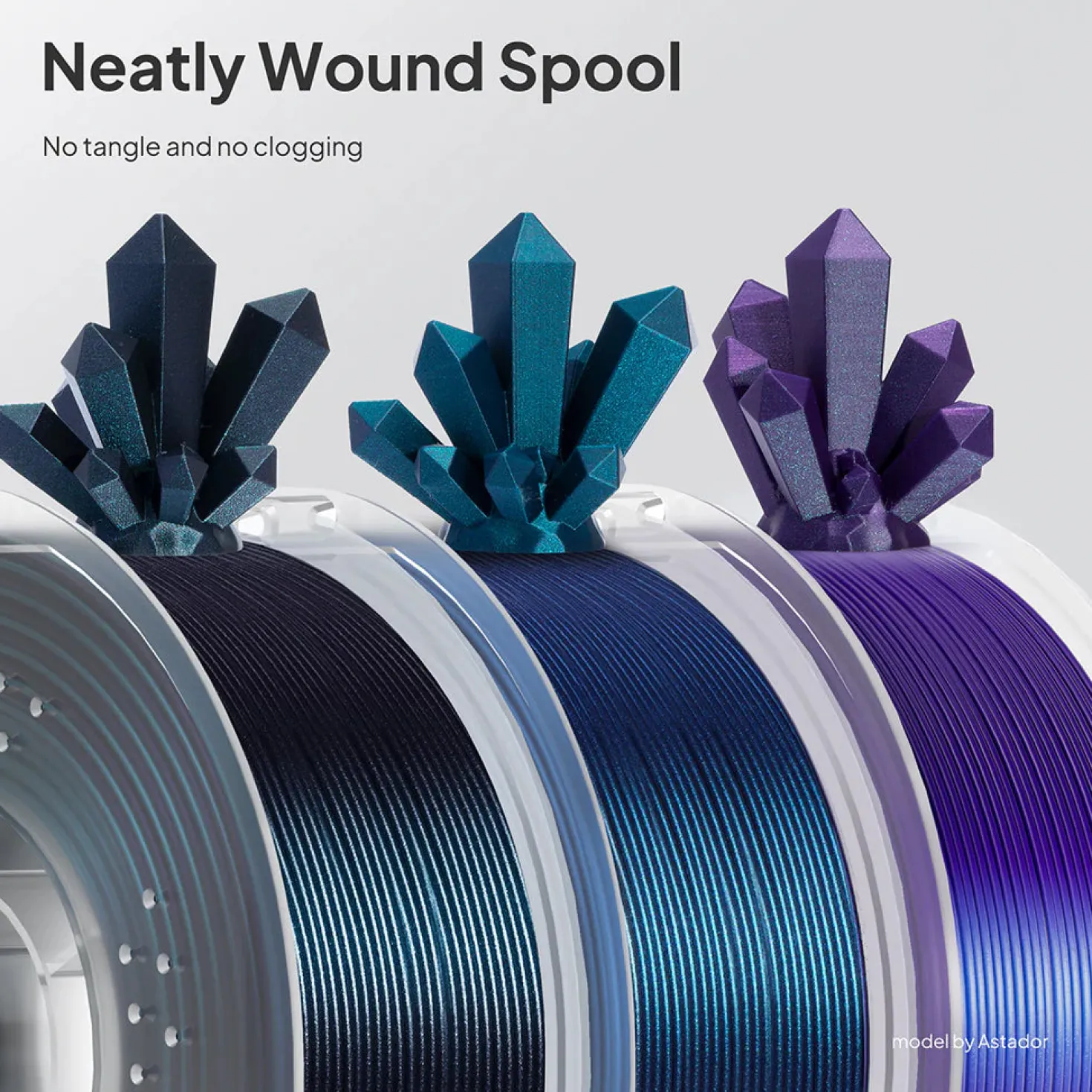 ELEGOO - PLA Galaxy - Peacock Blue - 1.75mm - 1kg