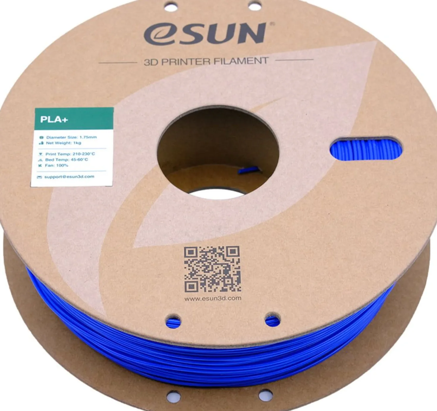 eSUN - PLA+ - Blue - 1.75mm - 1kg (Pap spole)