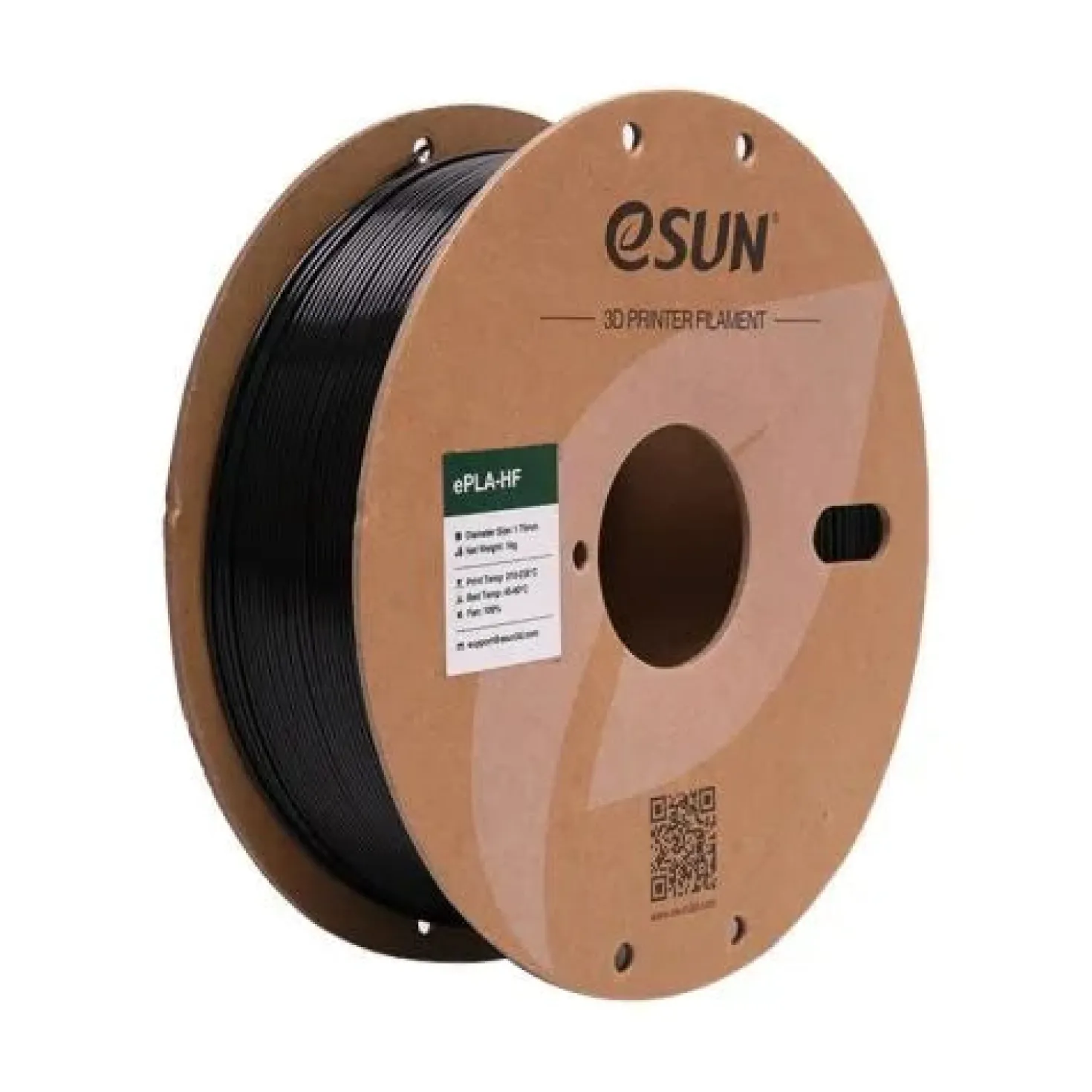 eSUN - PLA-HF - Black - 1.75mm - 1 kg