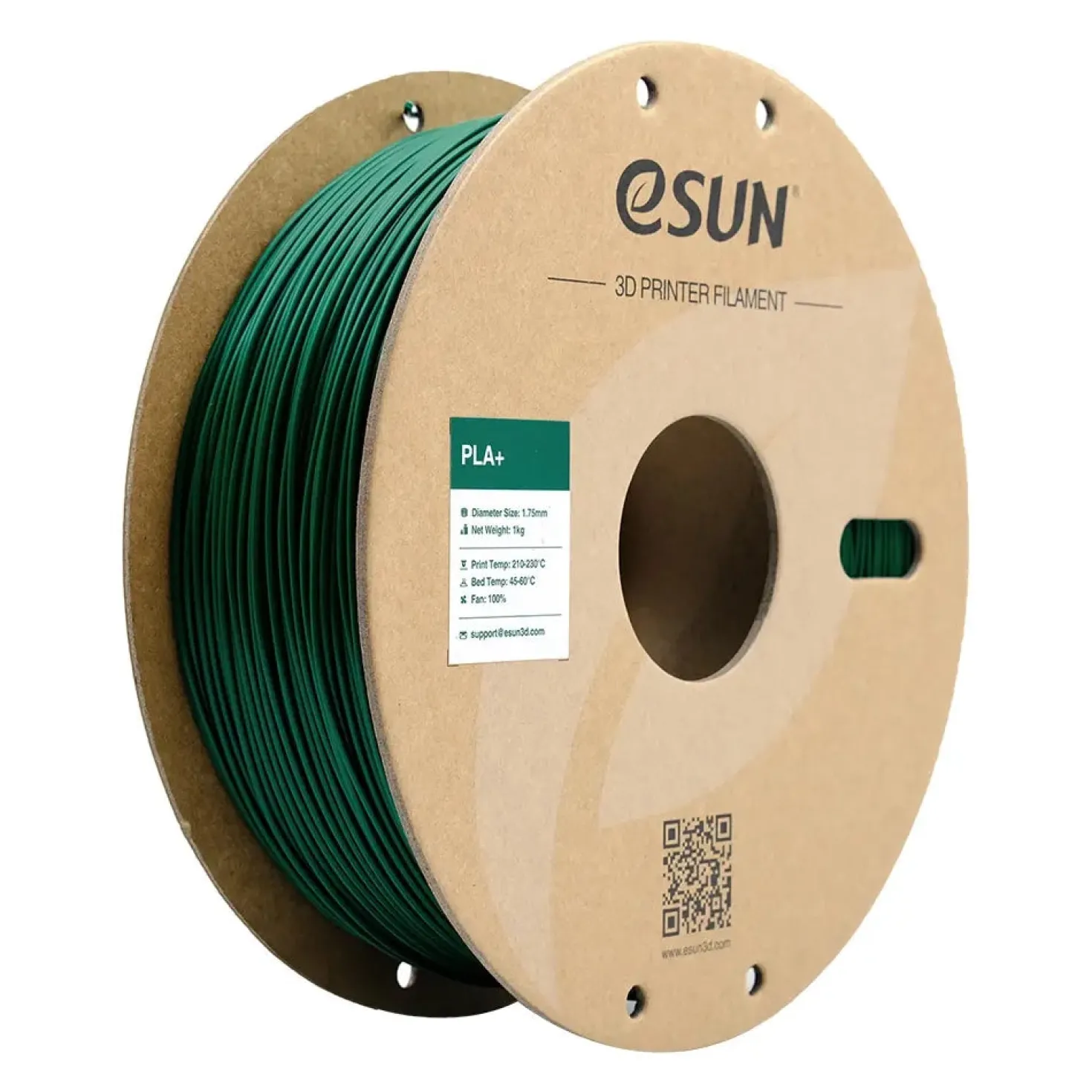 eSUN - PLA+ - Pine Green - 1.75mm - 1 kg
