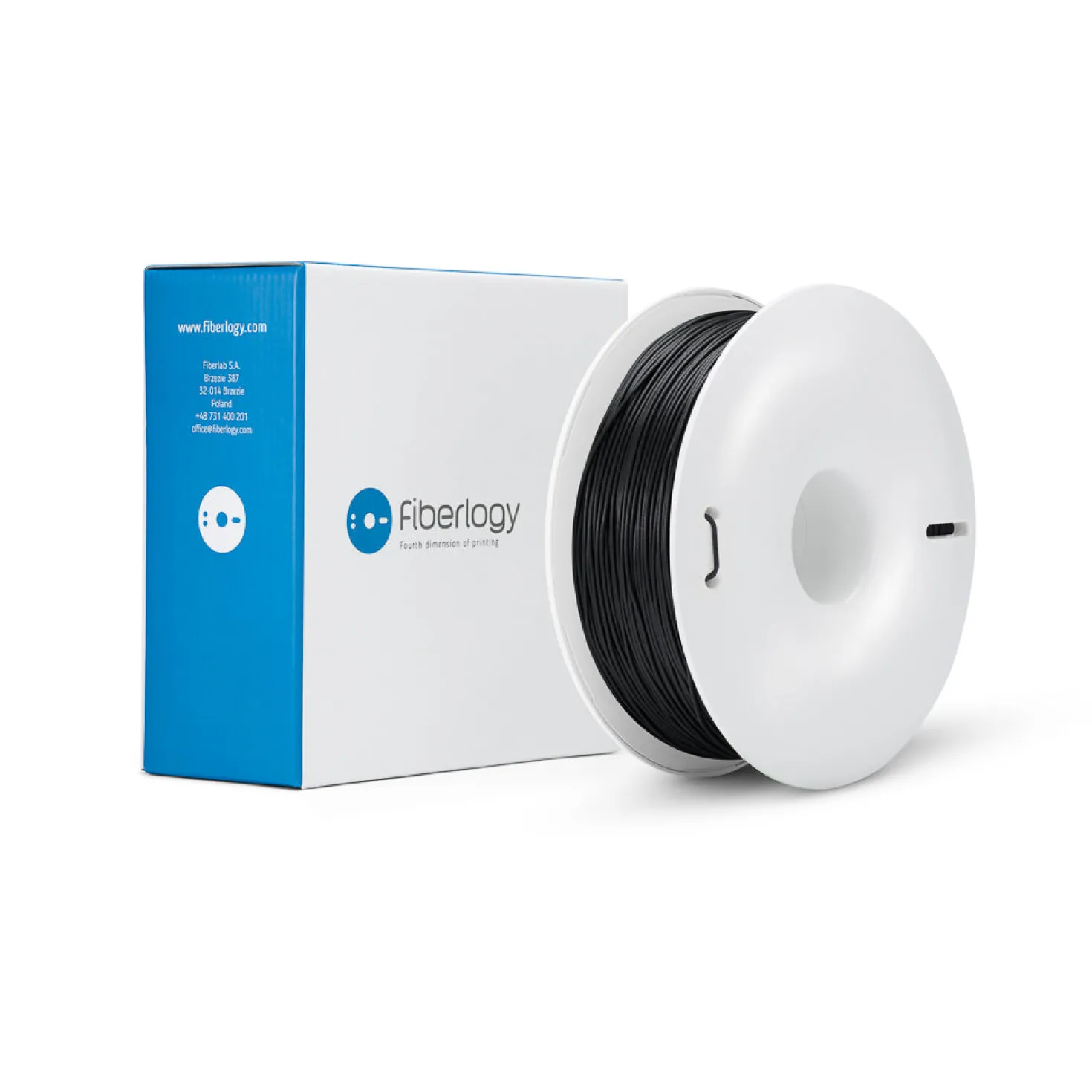 Fiberlogy - FiberFlex 40D - Black - 1.75mm - 850g
