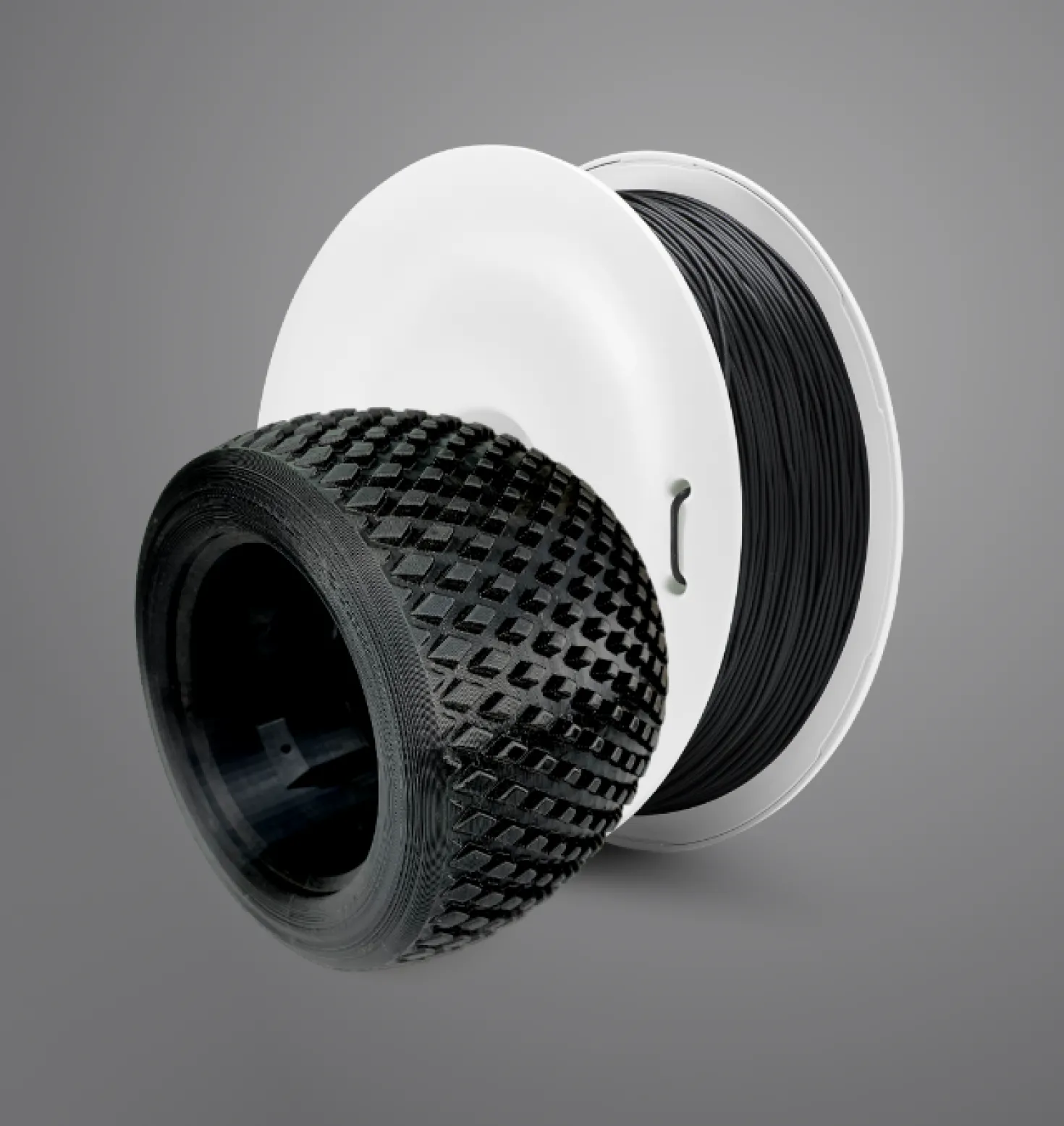 Fiberlogy - FiberFlex 40D - Black - 1.75mm - 850g