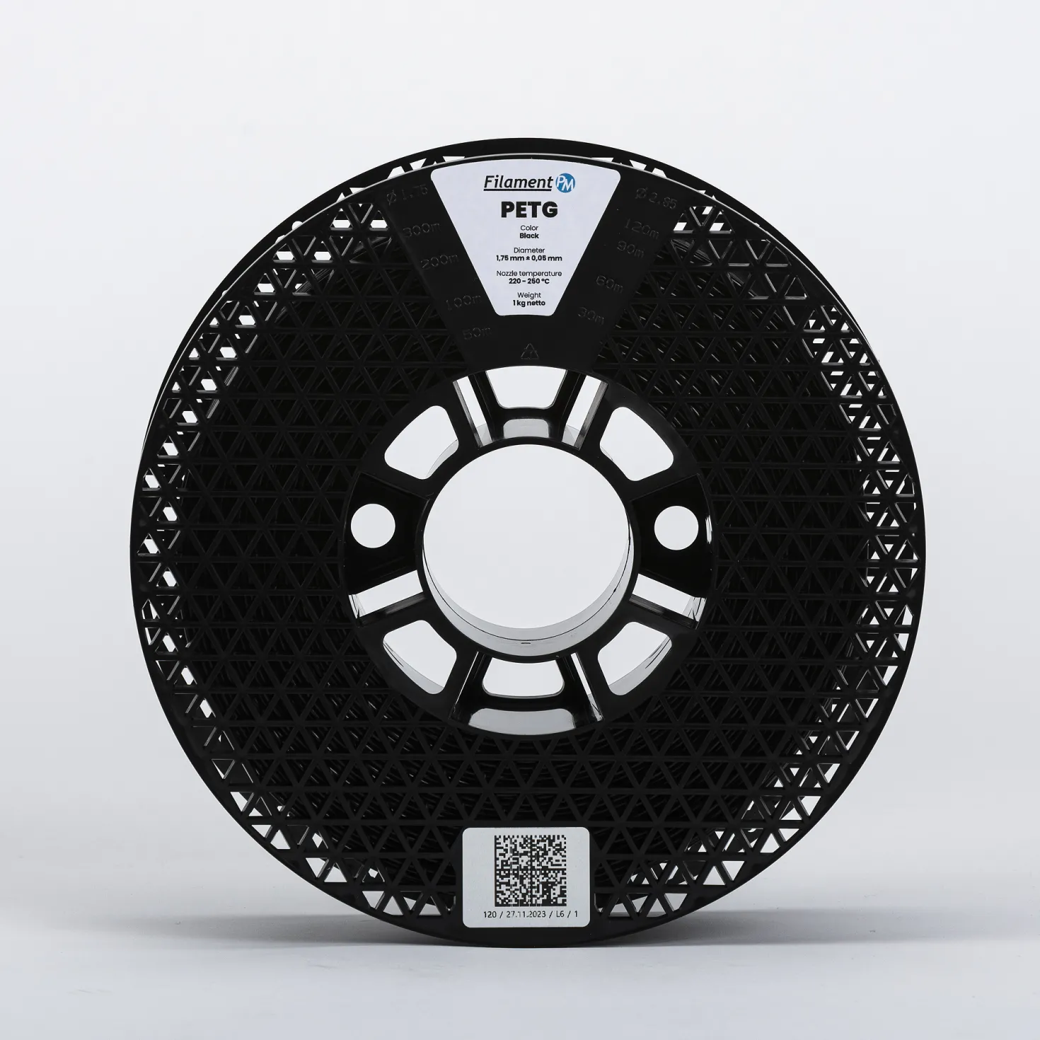 Filament PM - PETG - Black - 1.75mm - 1kg