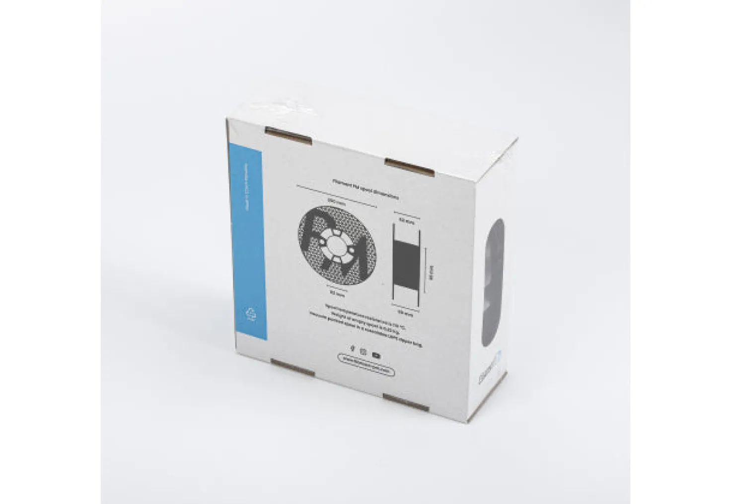 Filament PM - PETG - White - 1.75mm - 1kg