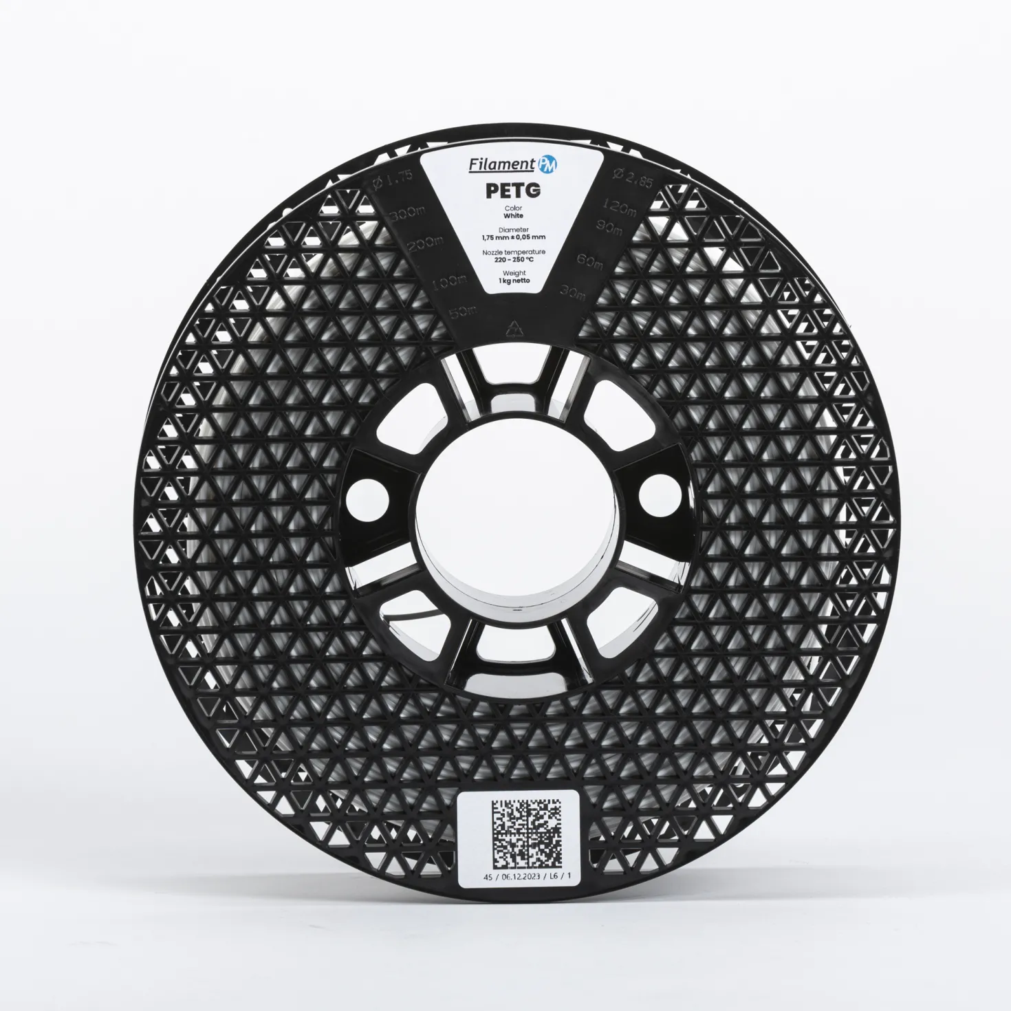 Filament PM - PETG - White - 1.75mm - 1kg