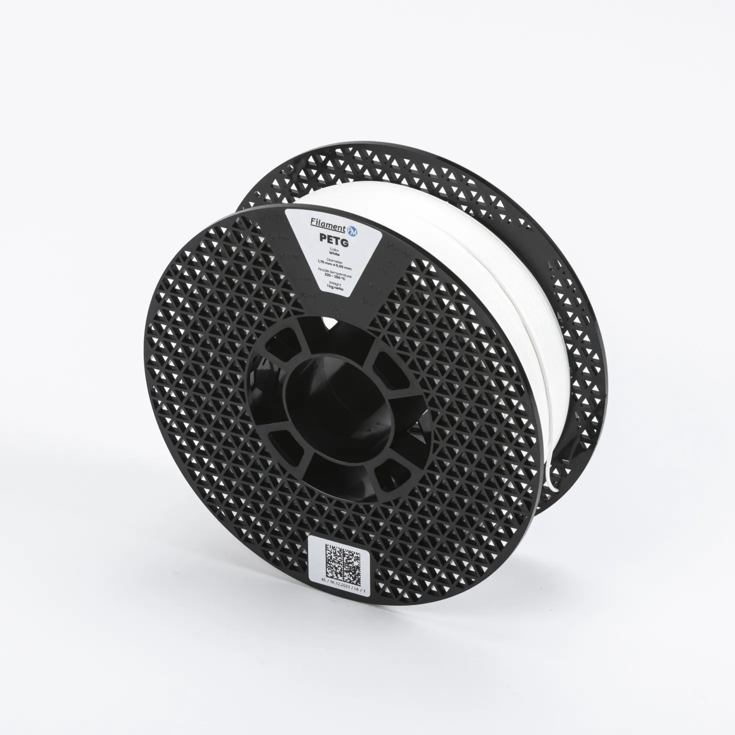 Filament PM - PETG - White - 1.75mm - 1kg