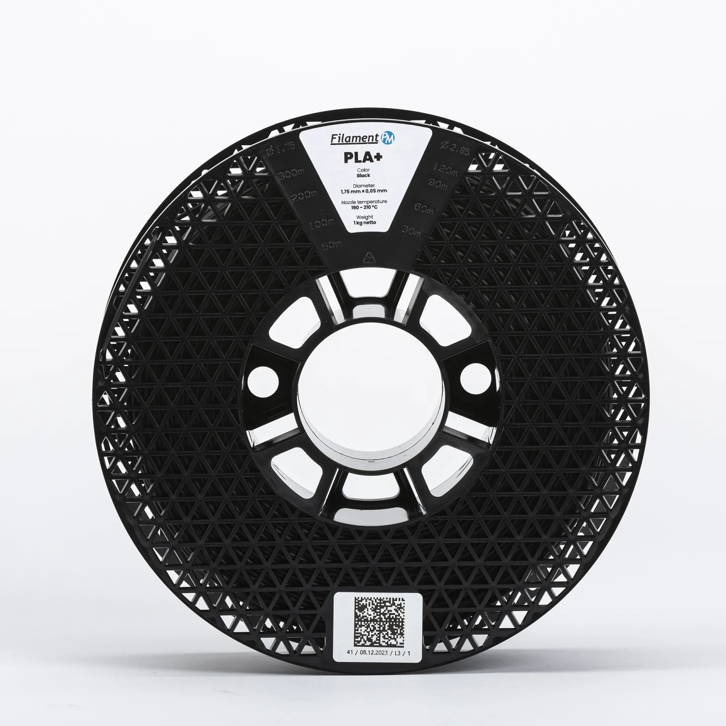 Filament PM - PLA+ - Black - 1.75mm - 1kg