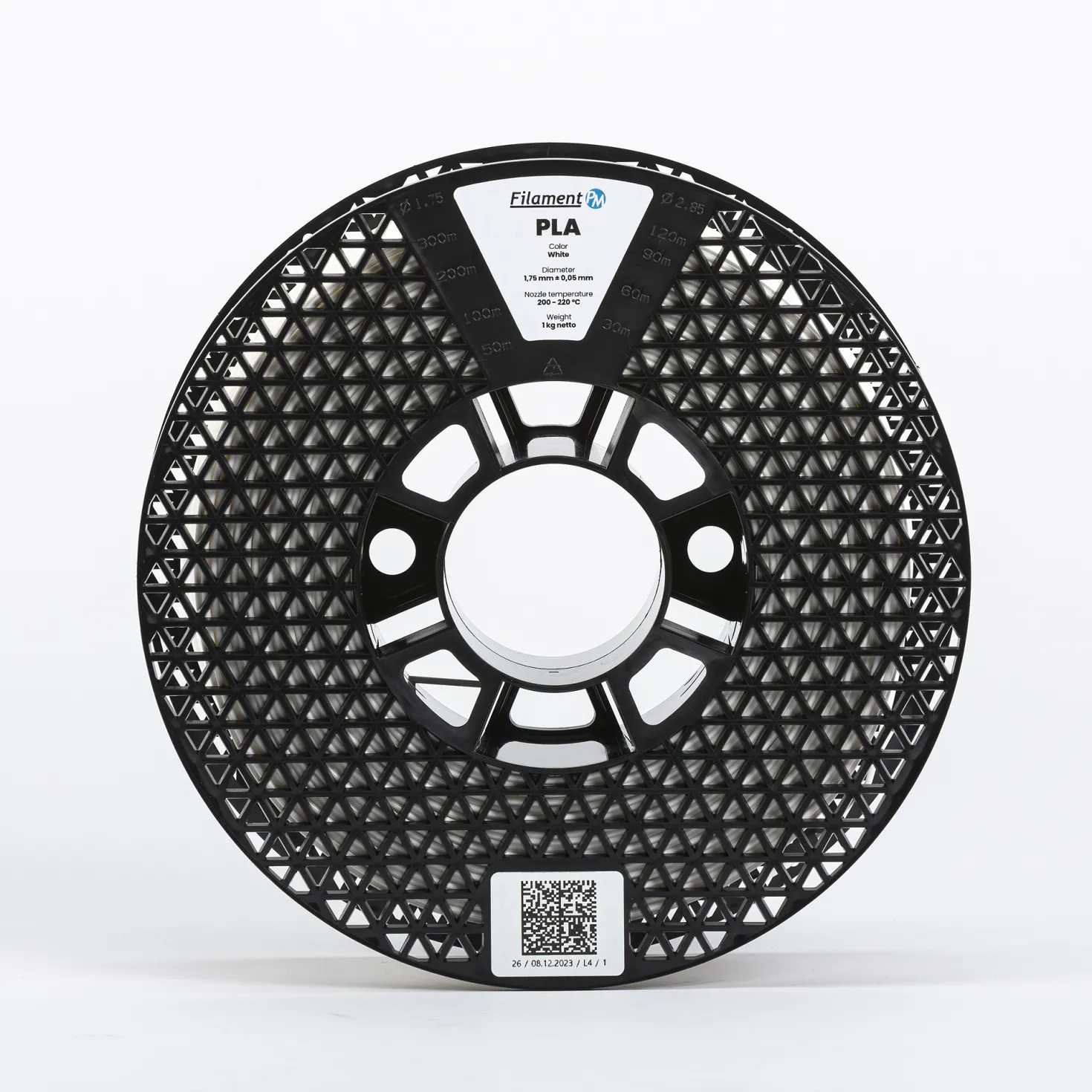 Filament PM - PLA - White - 1.75mm - 1kg