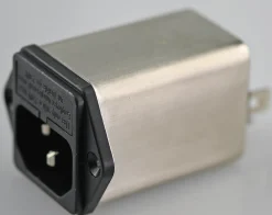 Filtered power inlet 10A 250V YB11B2- 10A-Q (IEC socket with fuse filter)