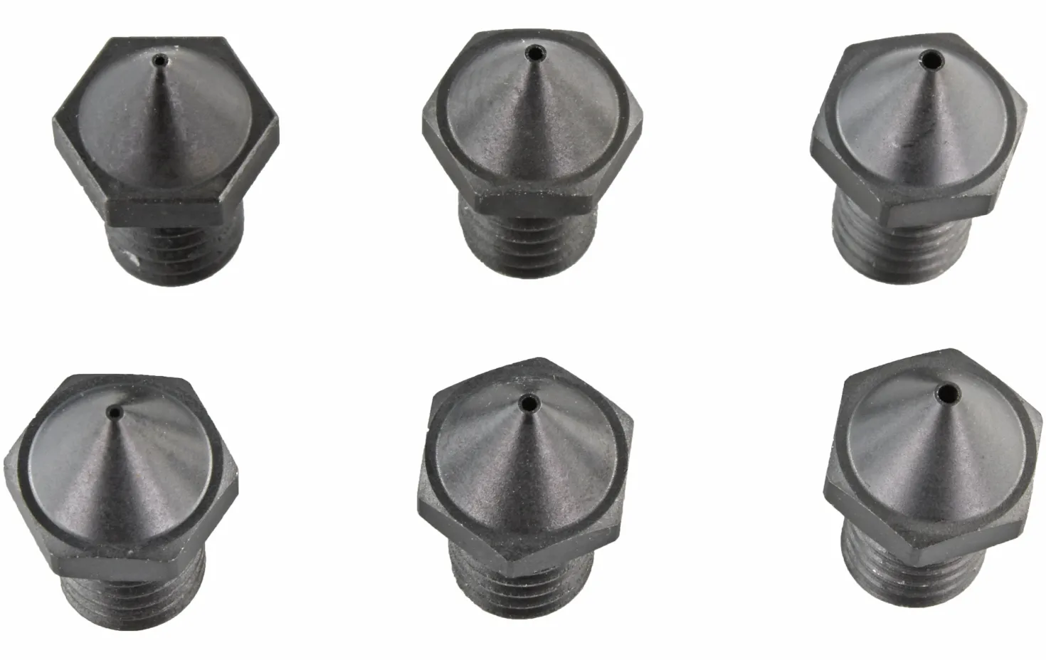 Flashforge - Hardened Nozzle Set 0.4/0.6/0.8mm - 6 pcs - Creator 3 Pro / Creator 4
