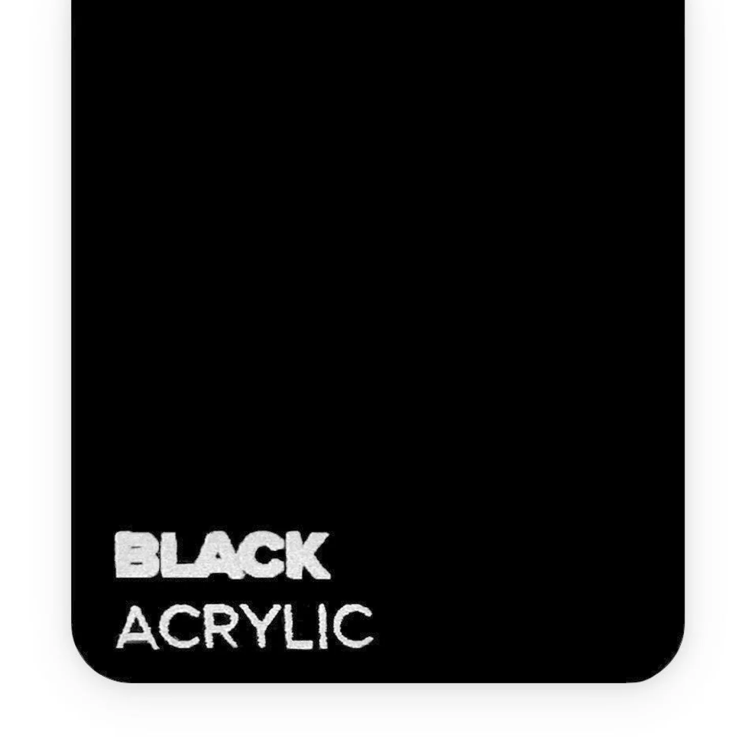 FLUX - Acrylic - Black - 3mm