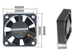 Fysetc - 40x10mm Fan/Blæser - 5V - Mini