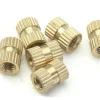Gevindindsats - Knurls - Messing - 10 Pcs. Kit (Pick a Size)
