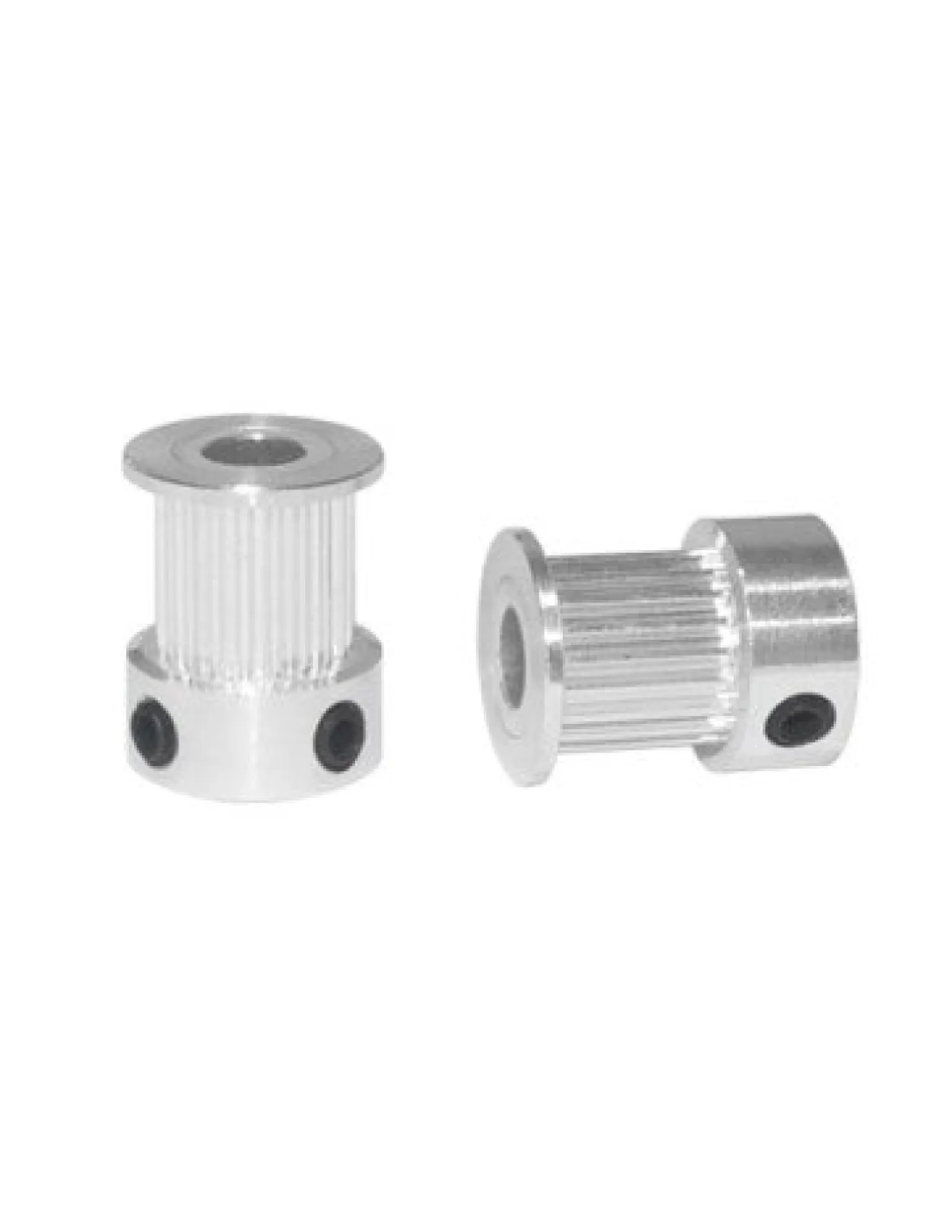 GT2 20T(9mm wide) Pulley(5mm bore) silver