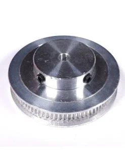 GT2 80T(6mm wide) Pulley(5mm bore) silver