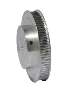 GT2 80T(6mm wide) Pulley(5mm bore) silver