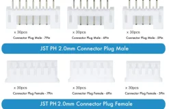 JST-PH Connector Kit - 5-6-7 - 2mm - 730pcs for Wires
