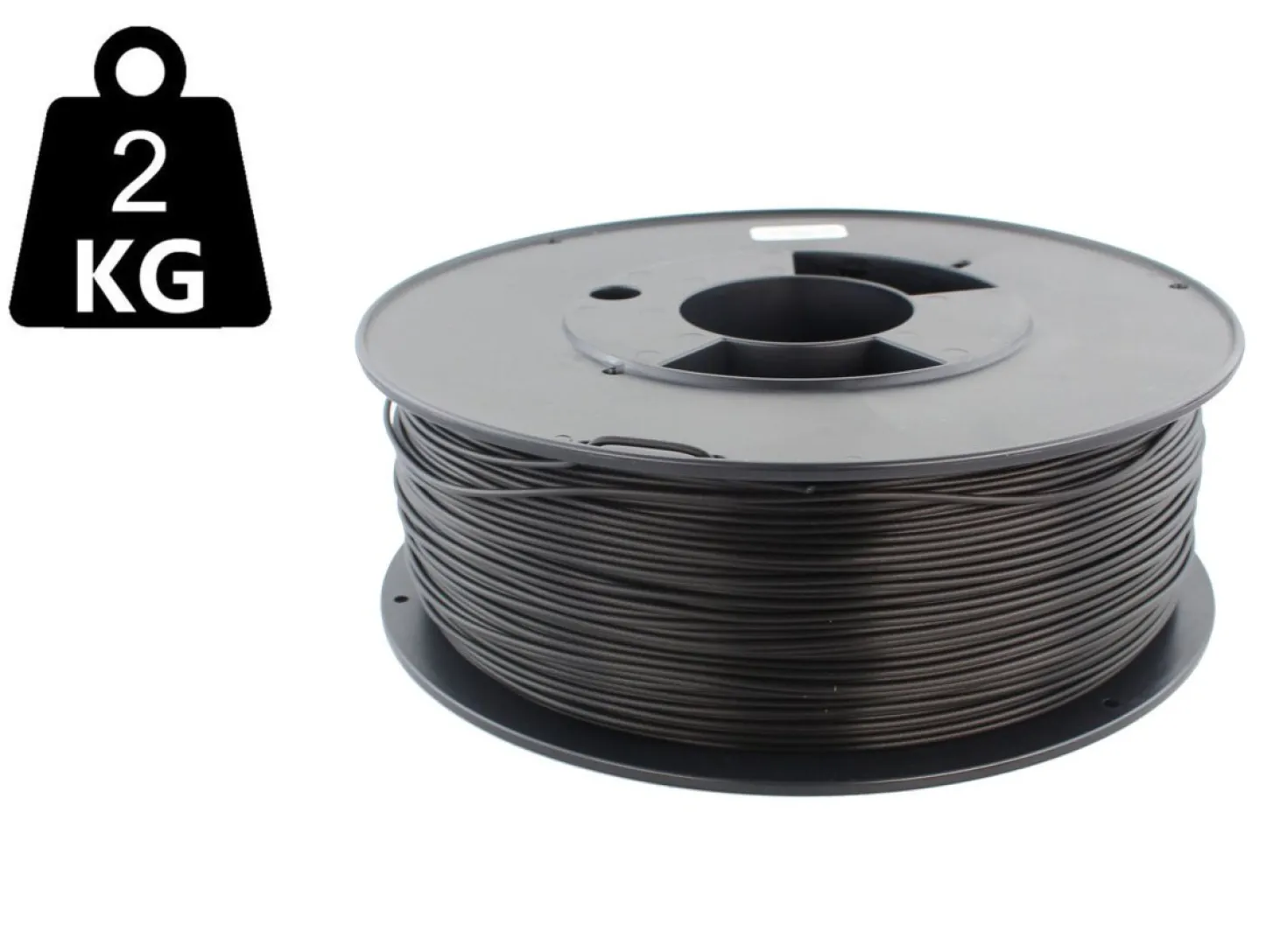 2kg - 3DE Basic - PETG - True Black - 1.75mm