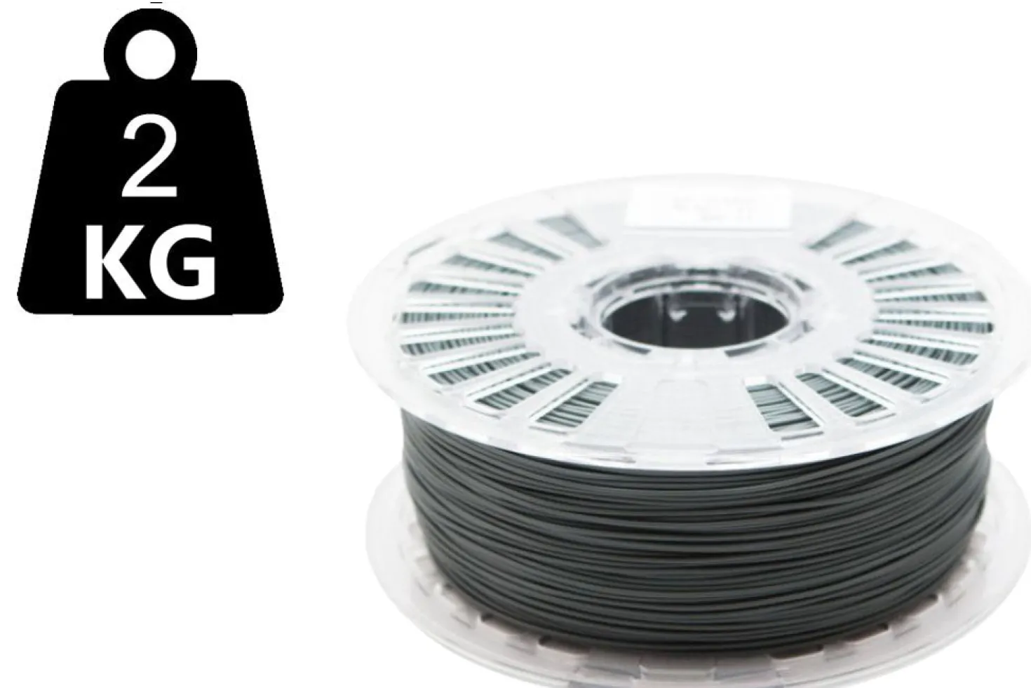 2kg - 3DE MAX - PLA - Shadow Grey - 1.75mm