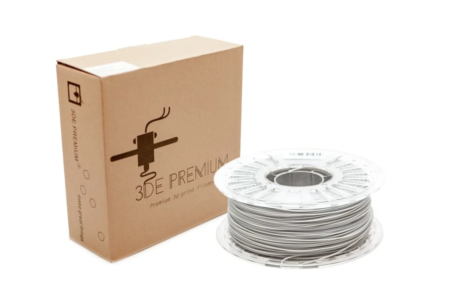2kg - 3DE MAX - PLA - Thunder Grey - 1.75mm