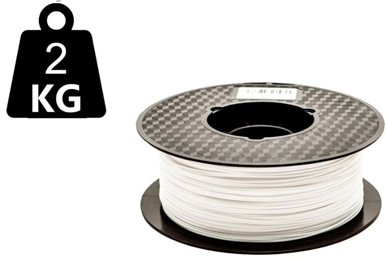 2kg - 3DE Premium - PLA - Snow White - 1.75mm