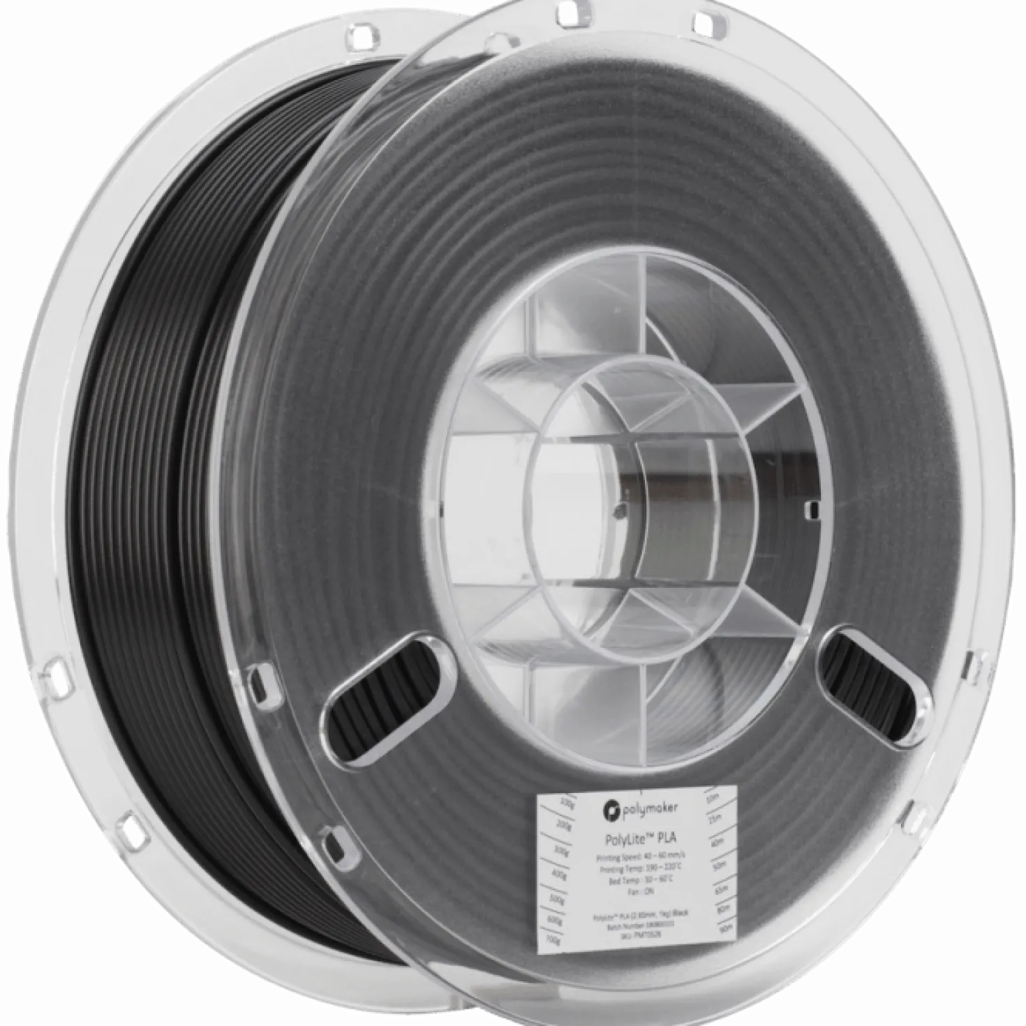 3kg - Polymaker™ - PLA - True Black- 1.75mm