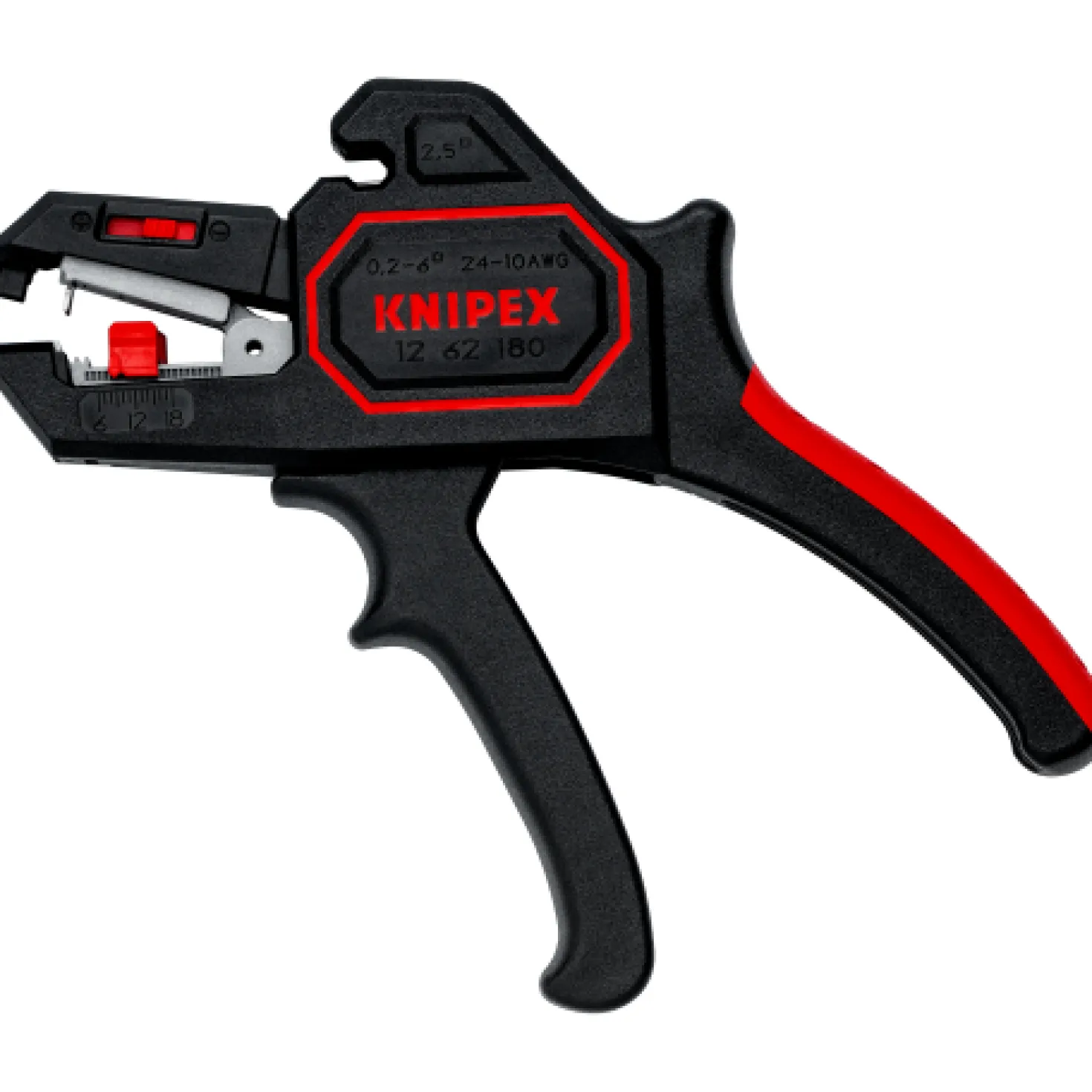 KNIPEX - Selvindstillelig - automatisk isoleringsfjerner - kap. 0.2-6.0mm² - 180mm