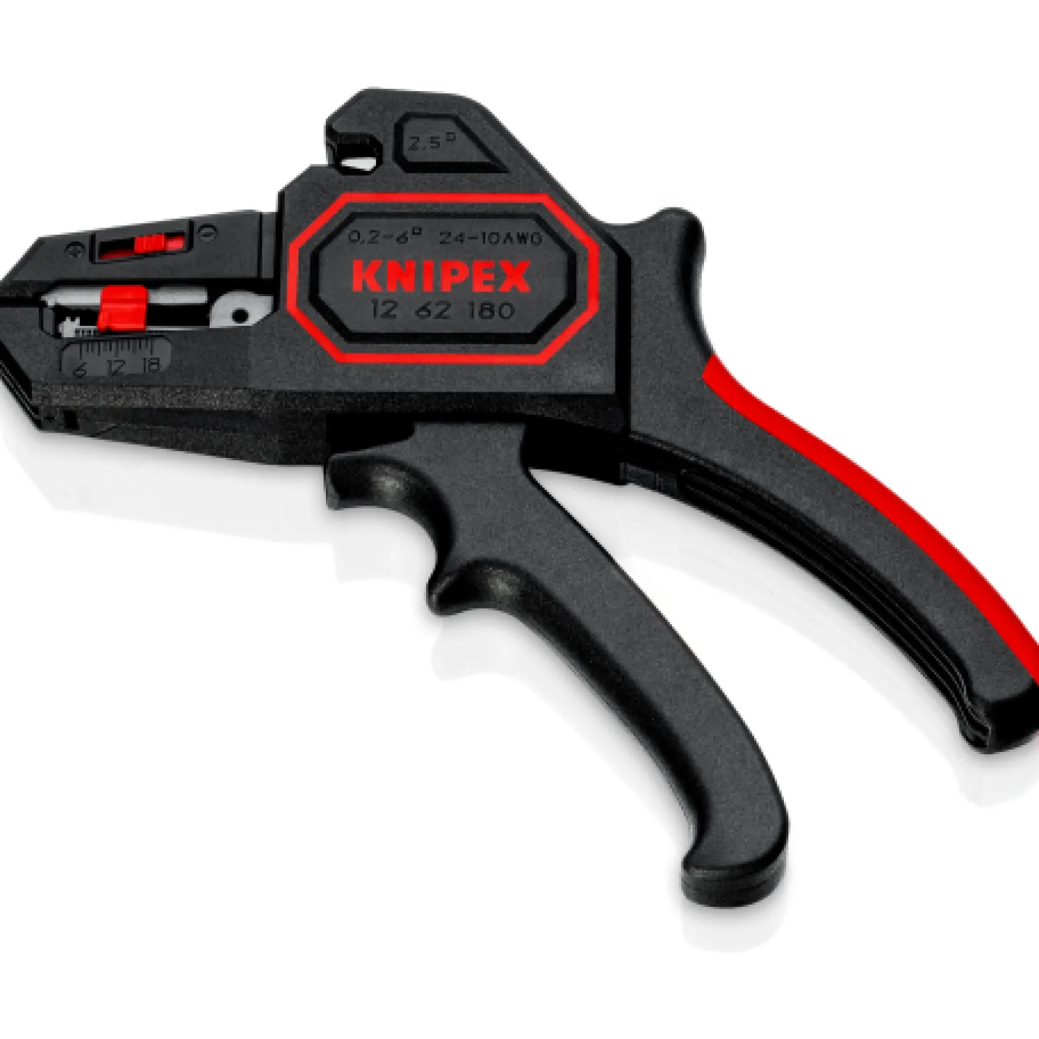 KNIPEX - Selvindstillelig - automatisk isoleringsfjerner - kap. 0.2-6.0mm² - 180mm