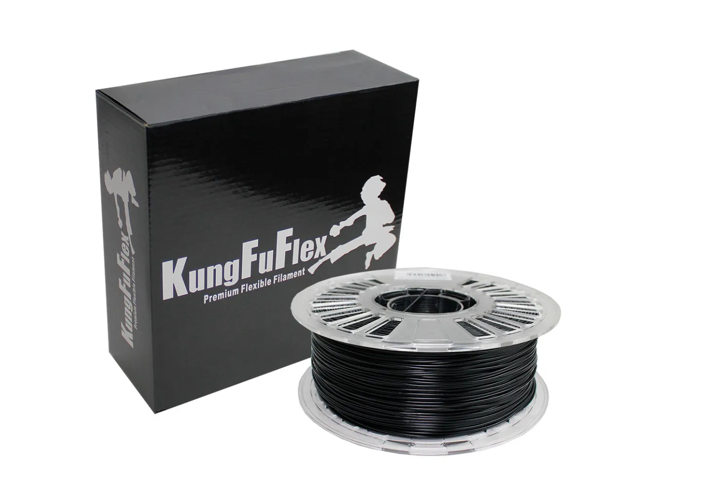 KungFuFlex - Hard Flex - 72D - Panther Black - 1.75mm - 1kg