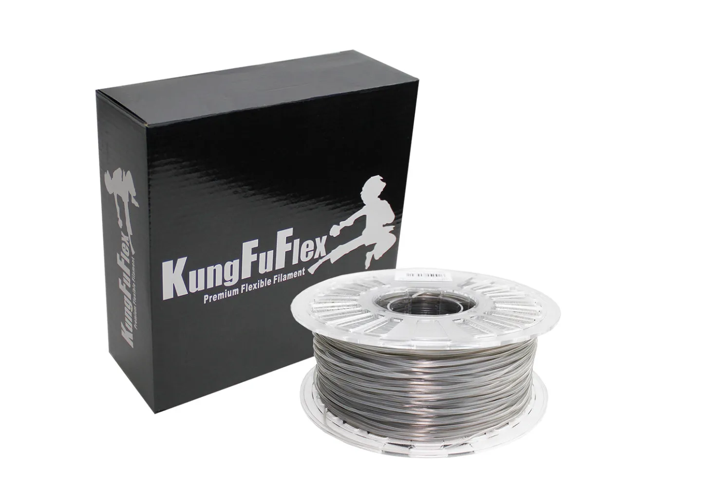 KungFuFlex - Hard Flex - 72D - Smokey Grey - 1.75mm - 1kg